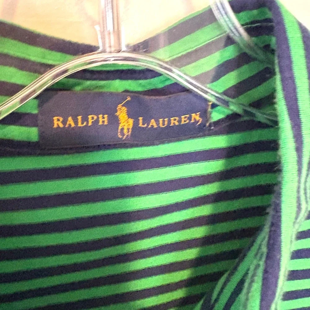 Bundle of 2 Ralph‎ Lauren Striped Polo Shirts in Size L
